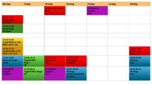 Hindås schema